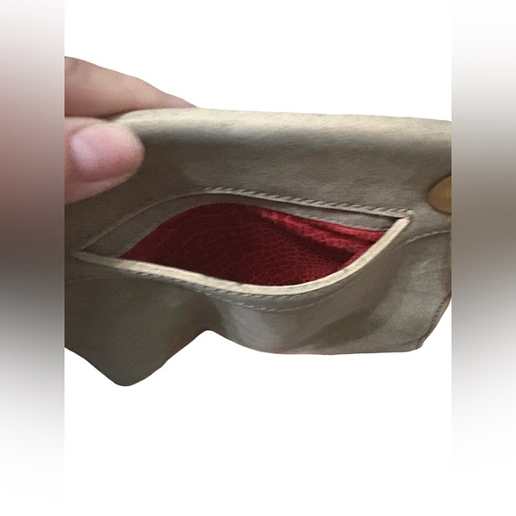 Hammitt Tony Small Pewter/Brushed Gold Red Zip - Picture 10 of 15